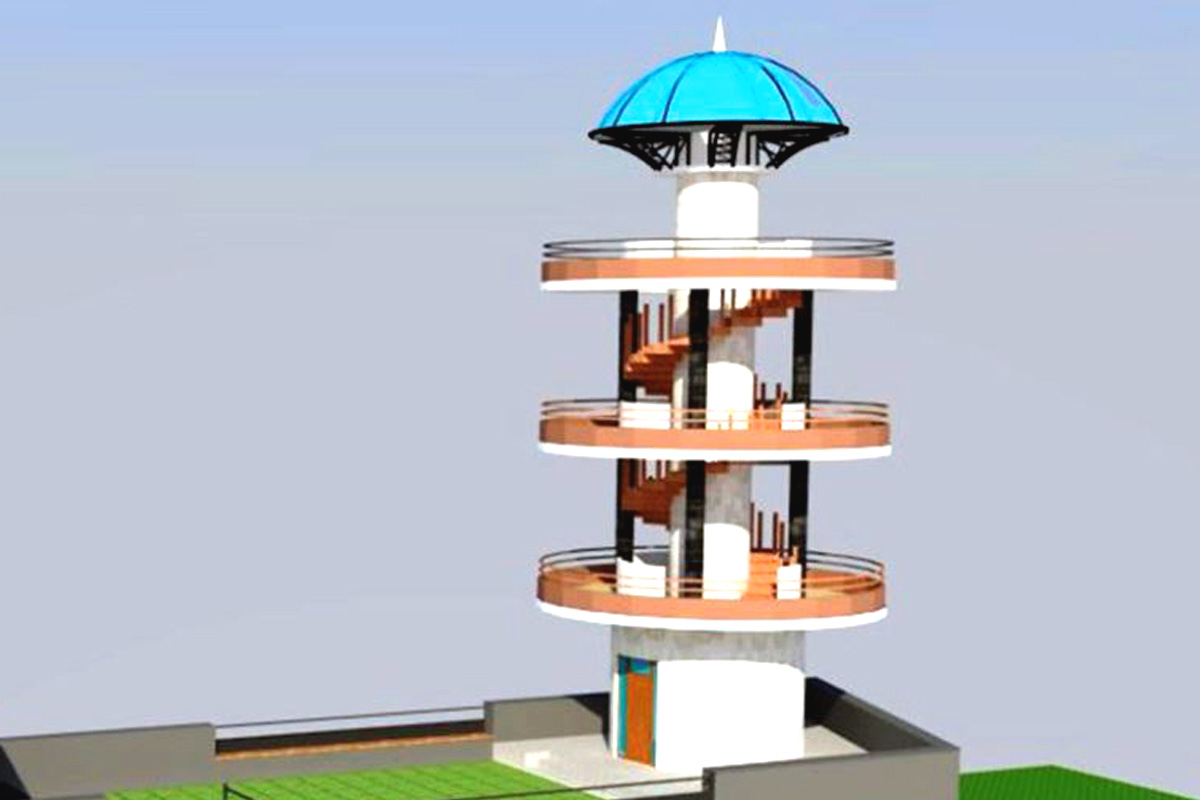 मिछुर्लुङमा पर्यटन प्रवर्द्धनका लागि दृश्यावलोकन स्तम्भ निर्माण सुरु
